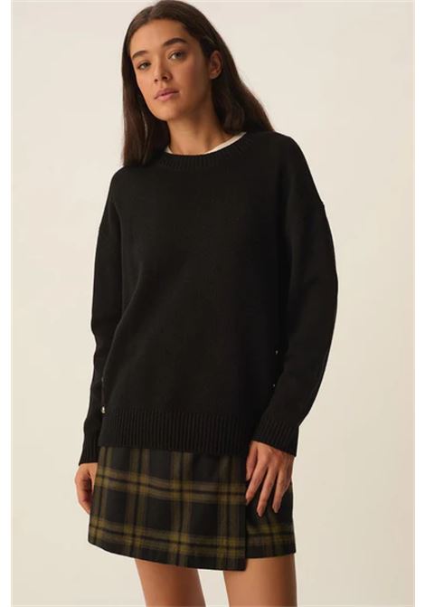 Des Petits Hauts Arigato Noir Extrafine Merino Wool Jumper Des Petits Hauts |  | 1H250043NOIR